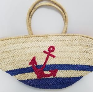 NWT Sun N Sand Straw Anchor Tote
